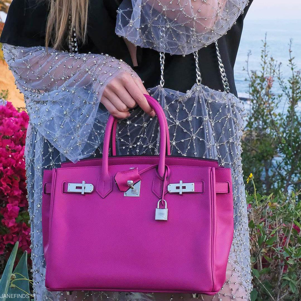 Hermes Birkin 30 Rose Pourpre Epsom with Palladium Hardware - 2018, C - Exclusu