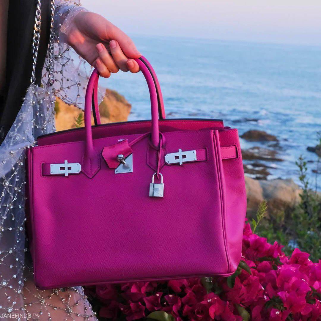 Hermes Birkin 30 Rose Pourpre Epsom with Palladium Hardware - 2018, C - Exclusu