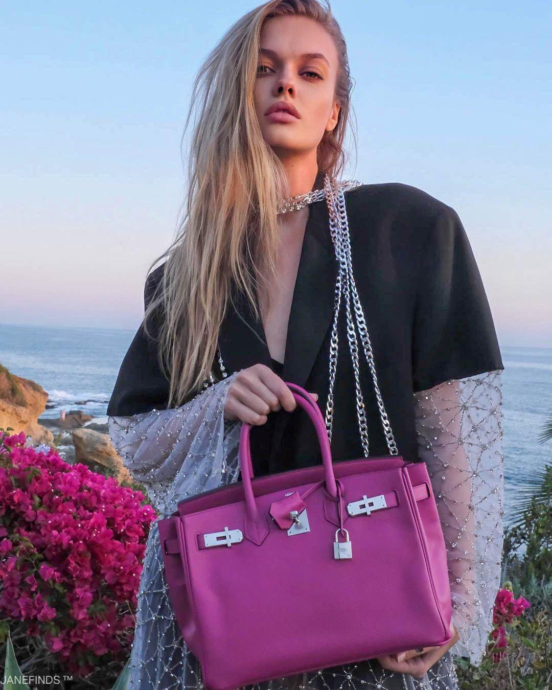 Hermes Birkin 30 Rose Pourpre Epsom with Palladium Hardware - 2018, C - Exclusu