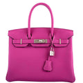 Hermes Birkin 30 Rose Pourpre Togo Palladium Hardware - 2020, Y - Exclusu