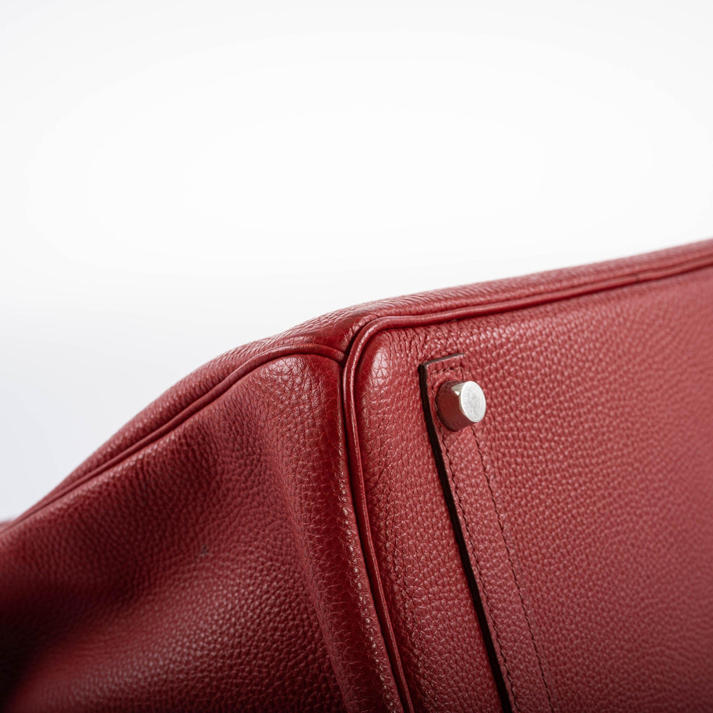 Hermes Birkin 30 Rouge Garance Togo with Palladium Hardware - 2007, K Square - Exclusu