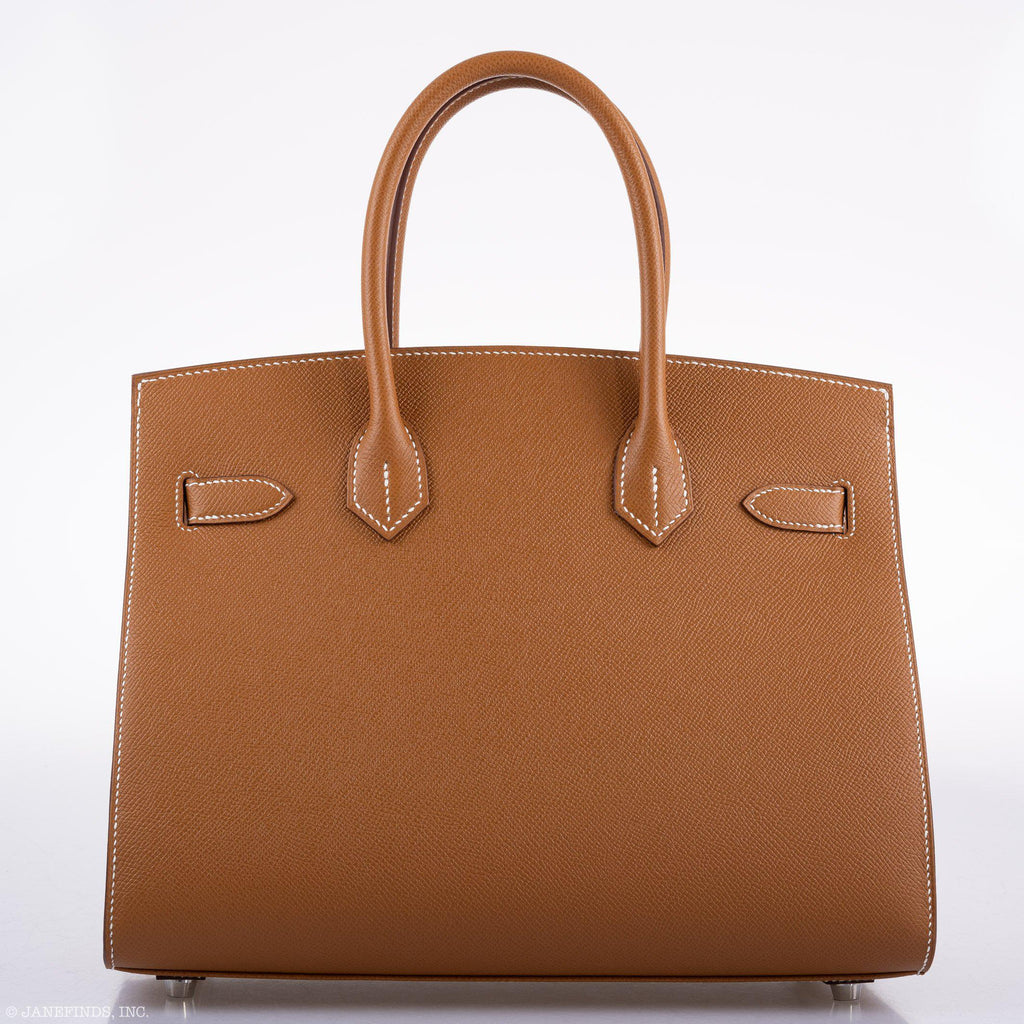 Hermes Birkin 30 Sellier Gold Madame Grain leather Palladium Hardware - 2020, Y - Exclusu