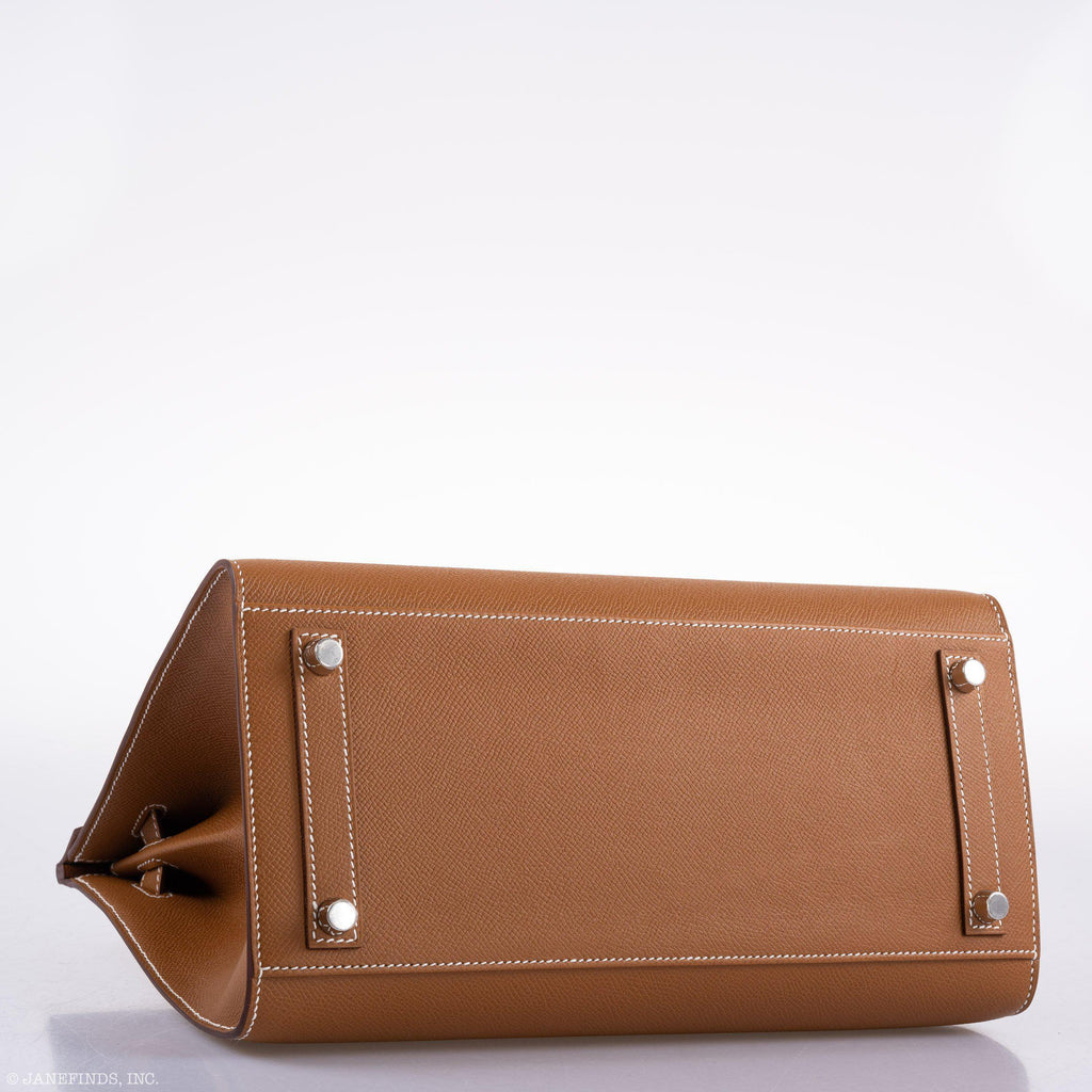 Hermes Birkin 30 Sellier Gold Madame Grain leather Palladium Hardware - 2020, Y - Exclusu