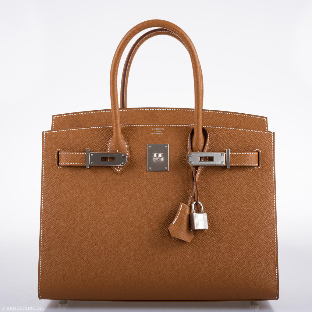 Hermes Birkin 30 Sellier Gold Madame Grain leather Palladium Hardware - 2020, Y - Exclusu