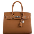 Hermes Birkin 30 Sellier Gold Madame Grain leather Palladium Hardware - 2020, Y - Exclusu
