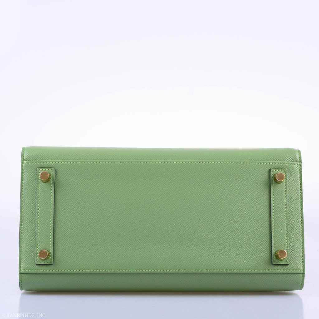 Hermes Birkin 30 Sellier Vert Criquet Madame Grain Gold Hardware - 2020, Y - Exclusu