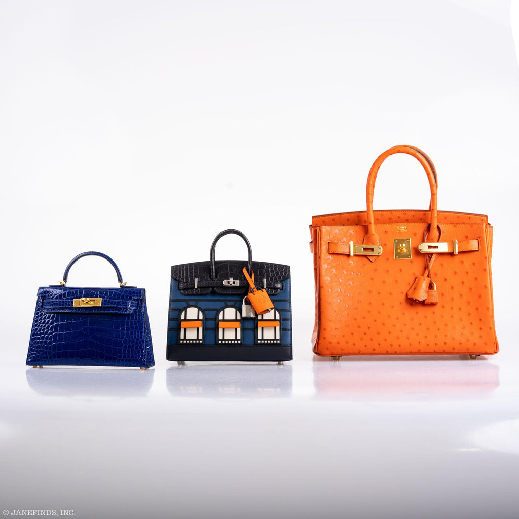 Hermes Birkin 30 Tangerine Ostrich with Gold Hardware - 2016, X - Exclusu