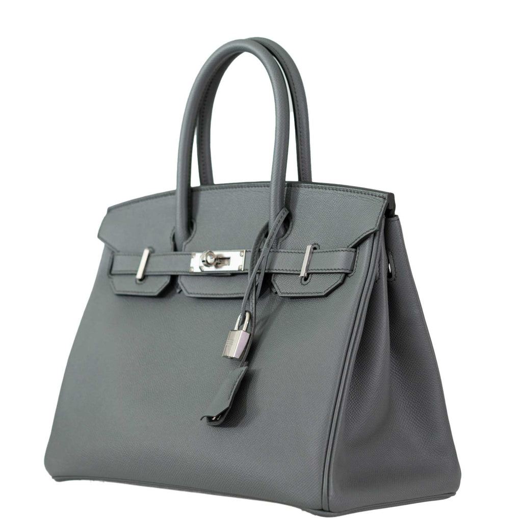 Hermes Birkin 30 Vert Amande Epsom with Palladium Hardware - 2019, D - Exclusu