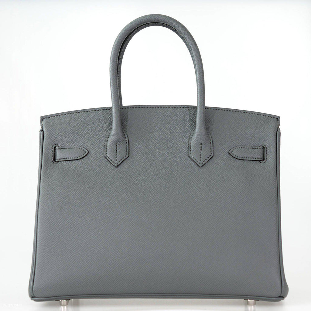 Hermes Birkin 30 Vert Amande Epsom with Palladium Hardware - 2021, Z - Exclusu