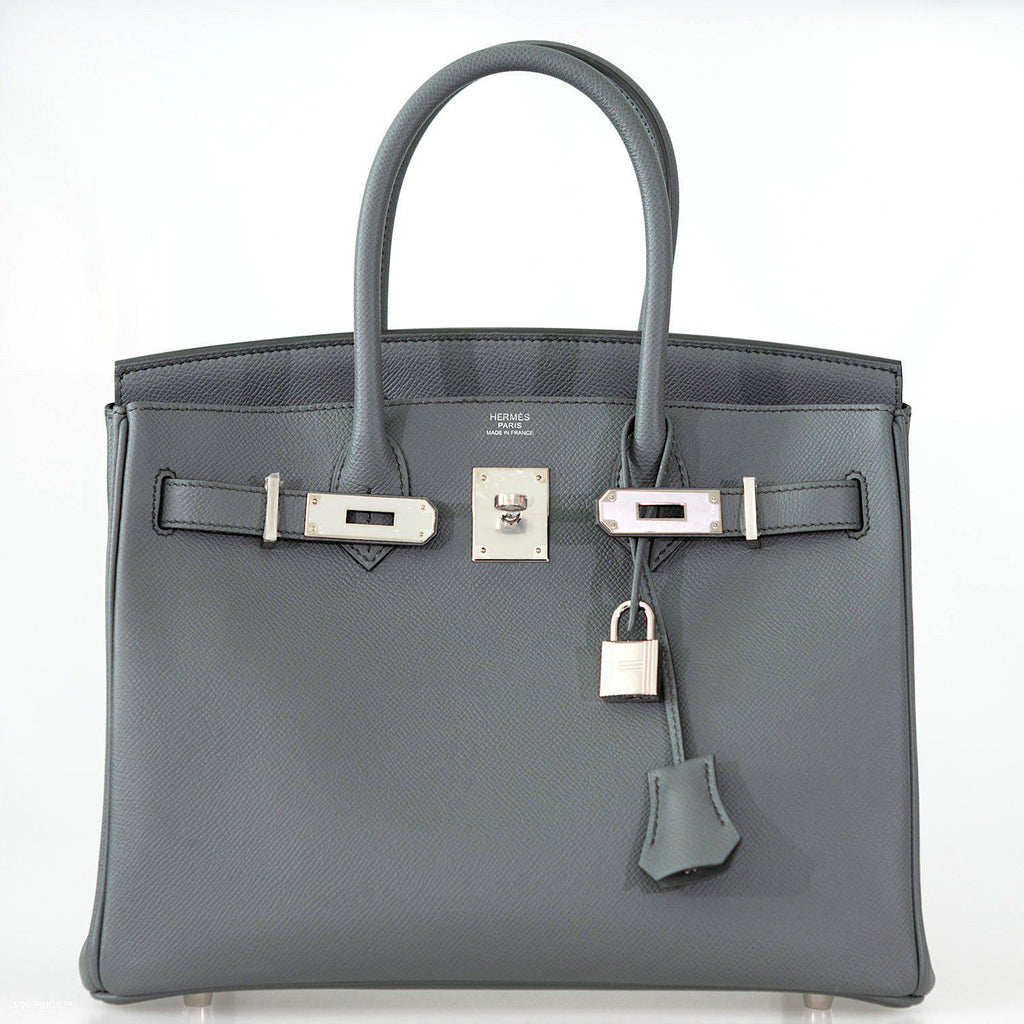Hermes Birkin 30 Vert Amande Epsom with Palladium Hardware - 2021, Z - Exclusu