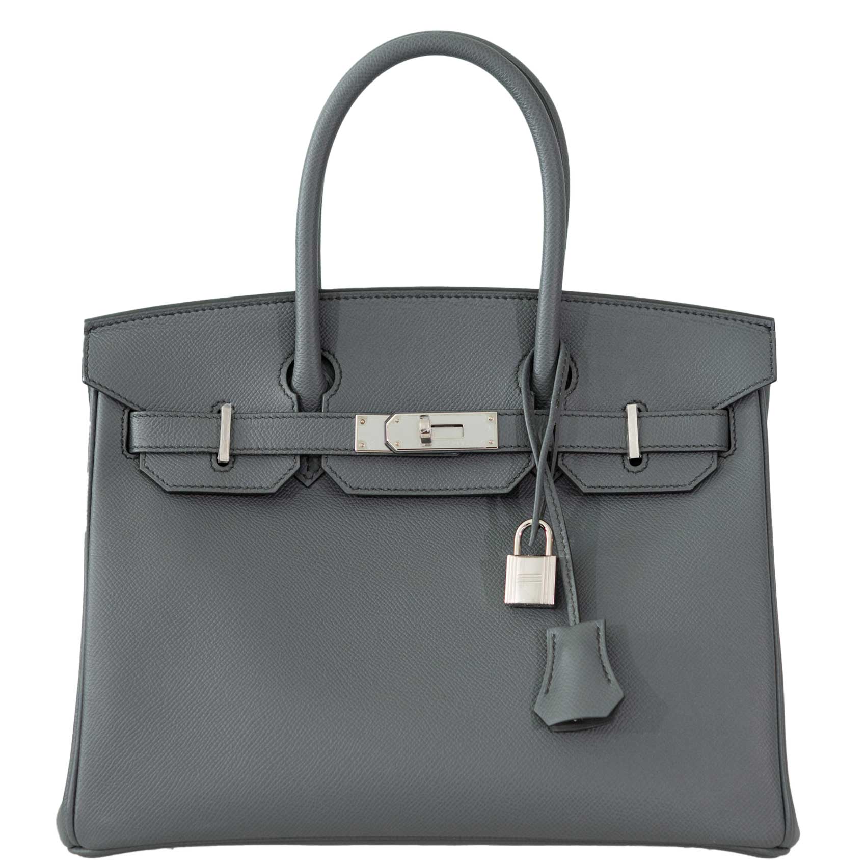 Hermes Birkin 30 Vert Amande Epsom with Palladium Hardware - 2021, Z - Exclusu