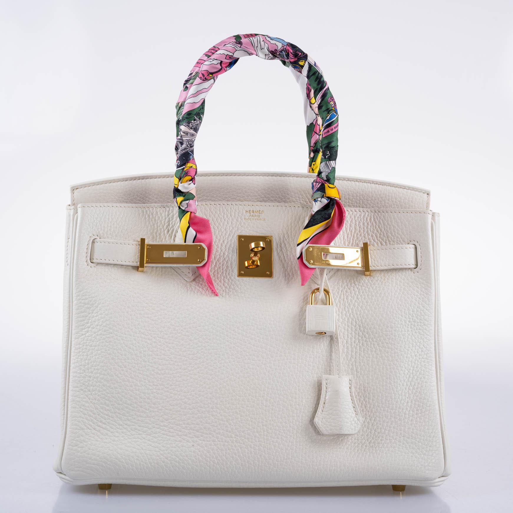 Hermes Birkin 30 White Clemence with Gold Hardware - 2016, X - Exclusu