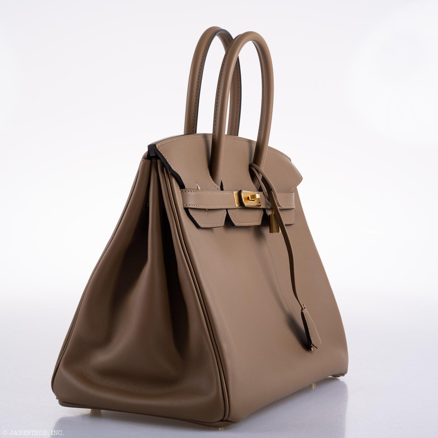 Hermes Birkin 35 Beige de Weimar Jonathan with Gold Hardware - 2020, Y - Exclusu