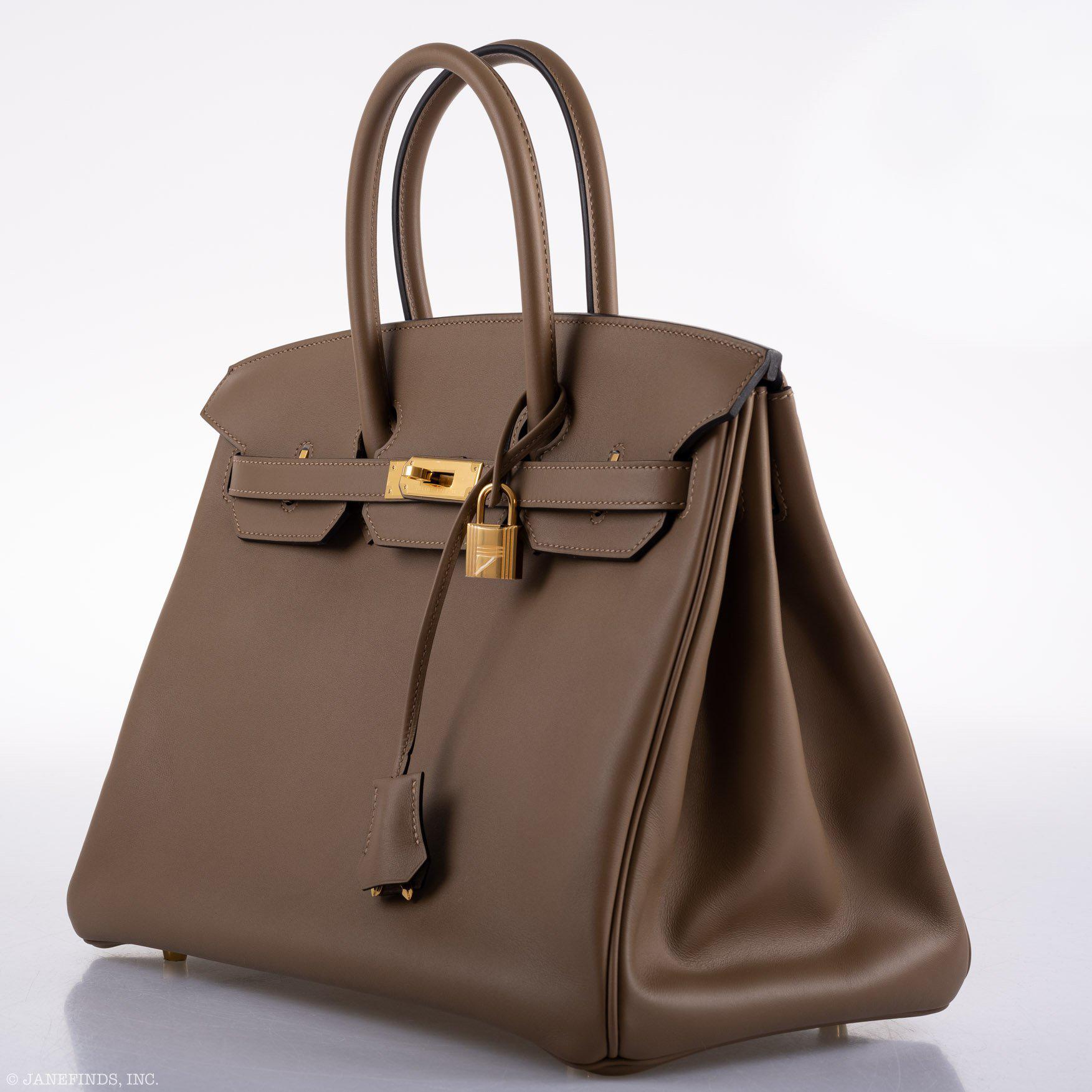 Hermes Birkin 35 Beige de Weimar Jonathan with Gold Hardware - 2020, Y - Exclusu