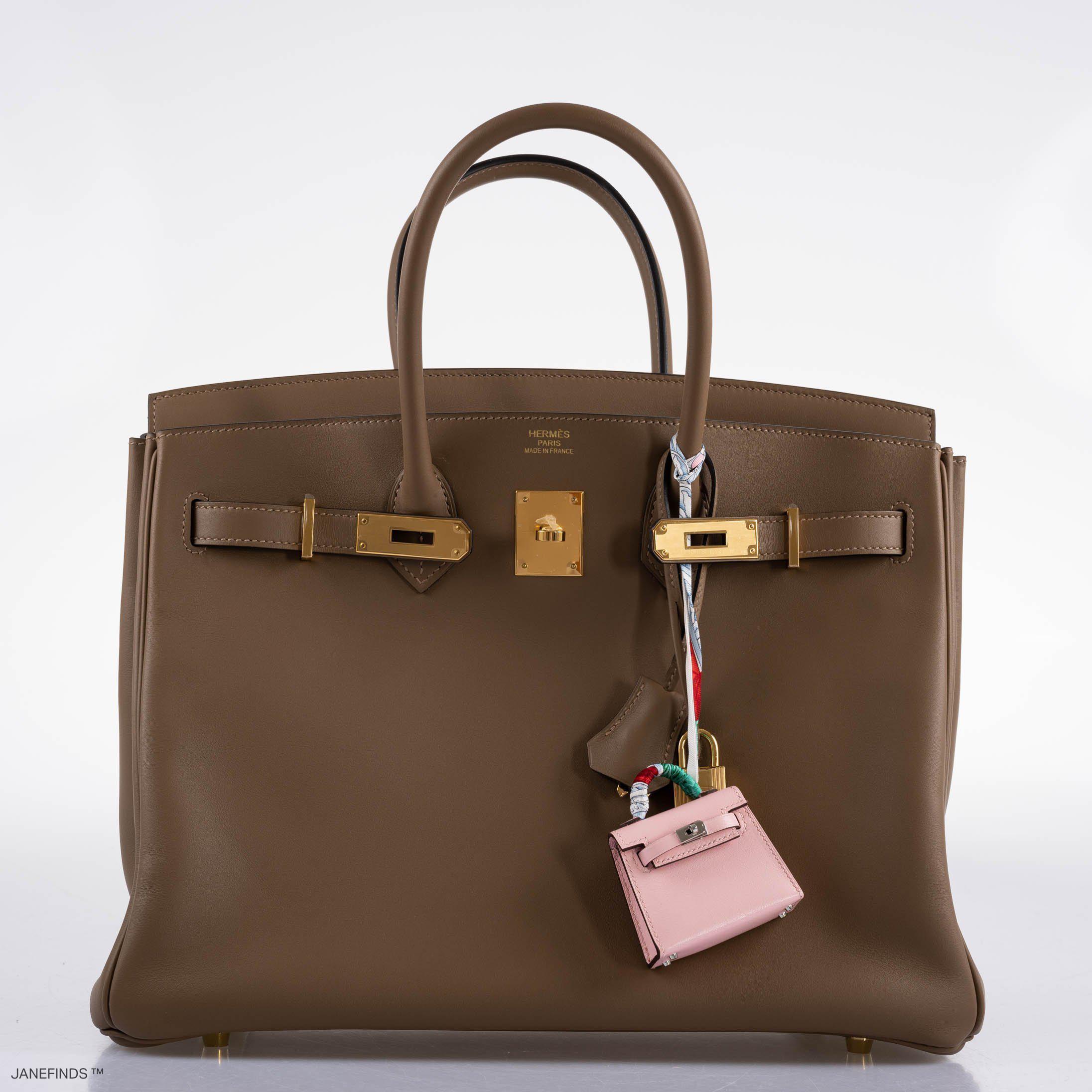 Hermes Birkin 35 Beige de Weimar Jonathan with Gold Hardware - 2020, Y - Exclusu