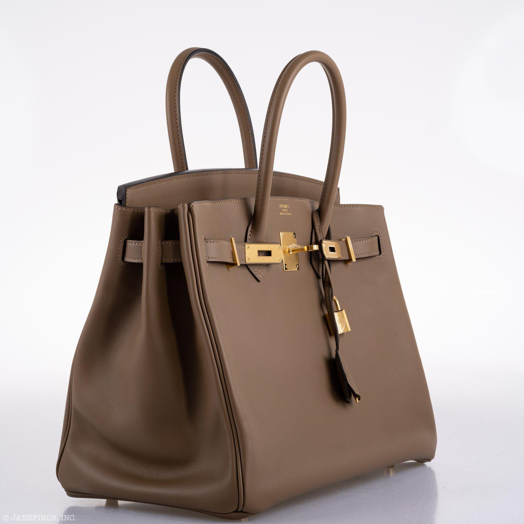 Hermes Birkin 35 Beige de Weimar Jonathan with Gold Hardware - 2020, Y - Exclusu