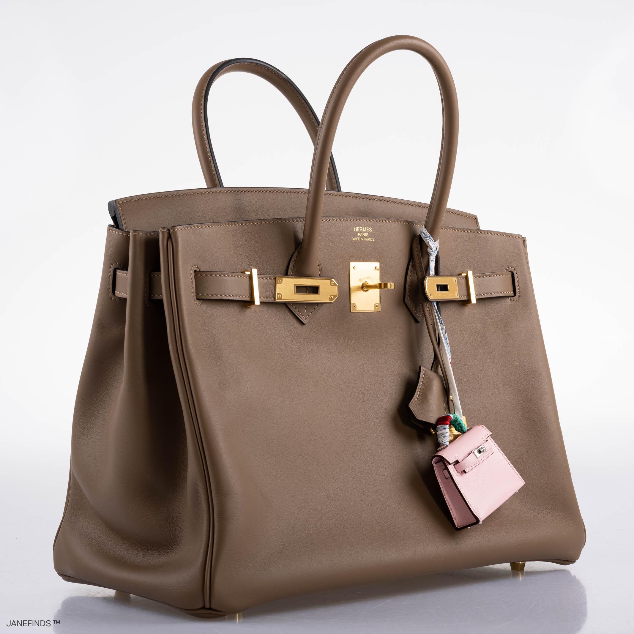 Hermes Birkin 35 Beige de Weimar Jonathan with Gold Hardware - 2020, Y - Exclusu