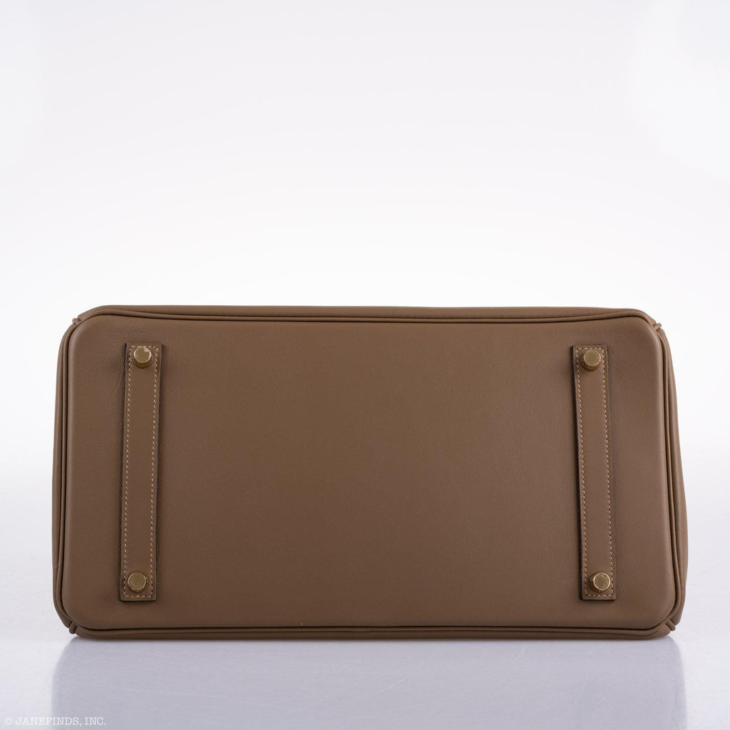 Hermes Birkin 35 Beige de Weimar Jonathan with Gold Hardware - 2020, Y - Exclusu