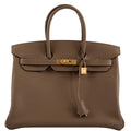 Hermes Birkin 35 Beige de Weimar Jonathan with Gold Hardware - 2020, Y - Exclusu
