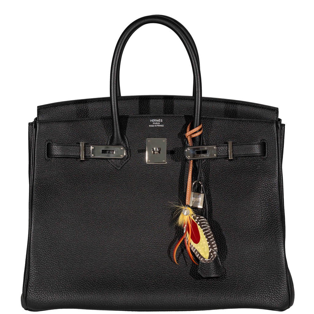 Hermes Birkin 35 Black Togo Palladium Hardware - 2017, A - Exclusu