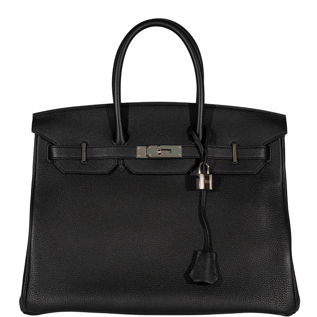Hermes Birkin 35 Black Togo Palladium Hardware - 2017, A - Exclusu