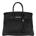 Hermes Birkin 35 Black Togo Palladium Hardware - 2017, A - Exclusu