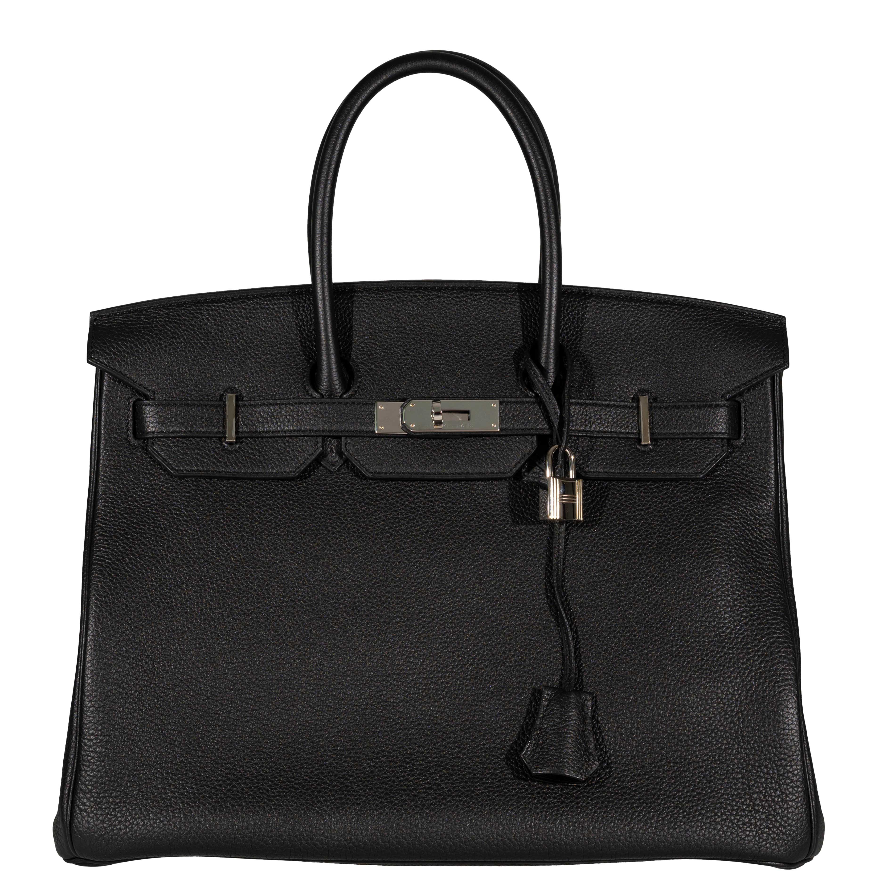 Hermes Birkin 35 Black Togo Palladium Hardware - 2017, A - Exclusu