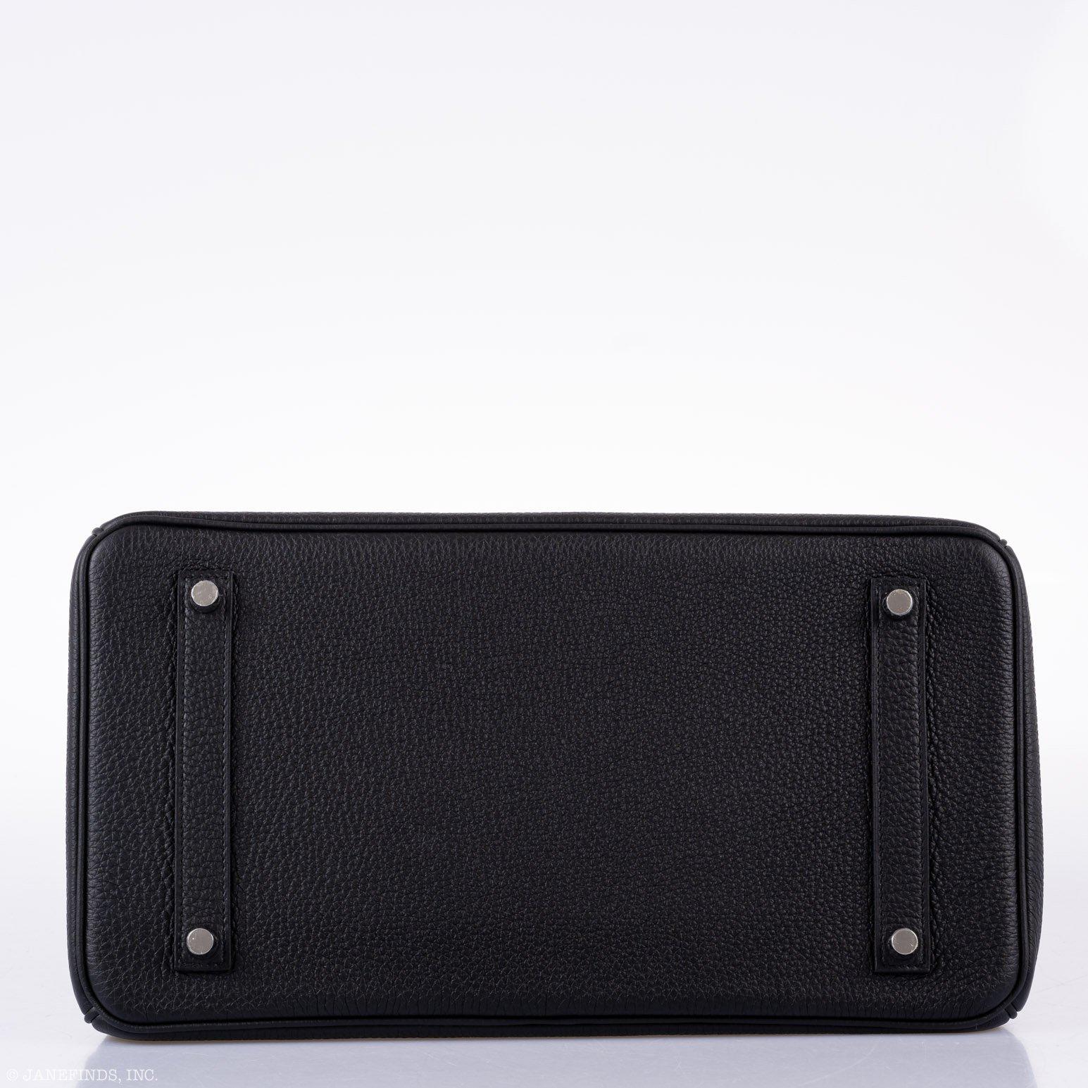 Hermes Birkin 35 Black Togo Palladium Hardware - 2020, Y - Exclusu