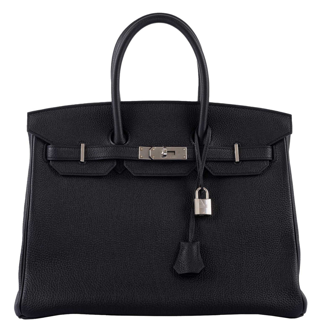 Hermes Birkin 35 Black Togo Palladium Hardware - 2020, Y - Exclusu