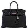 Hermes Birkin 35 Black Togo Palladium Hardware - 2020, Y - Exclusu