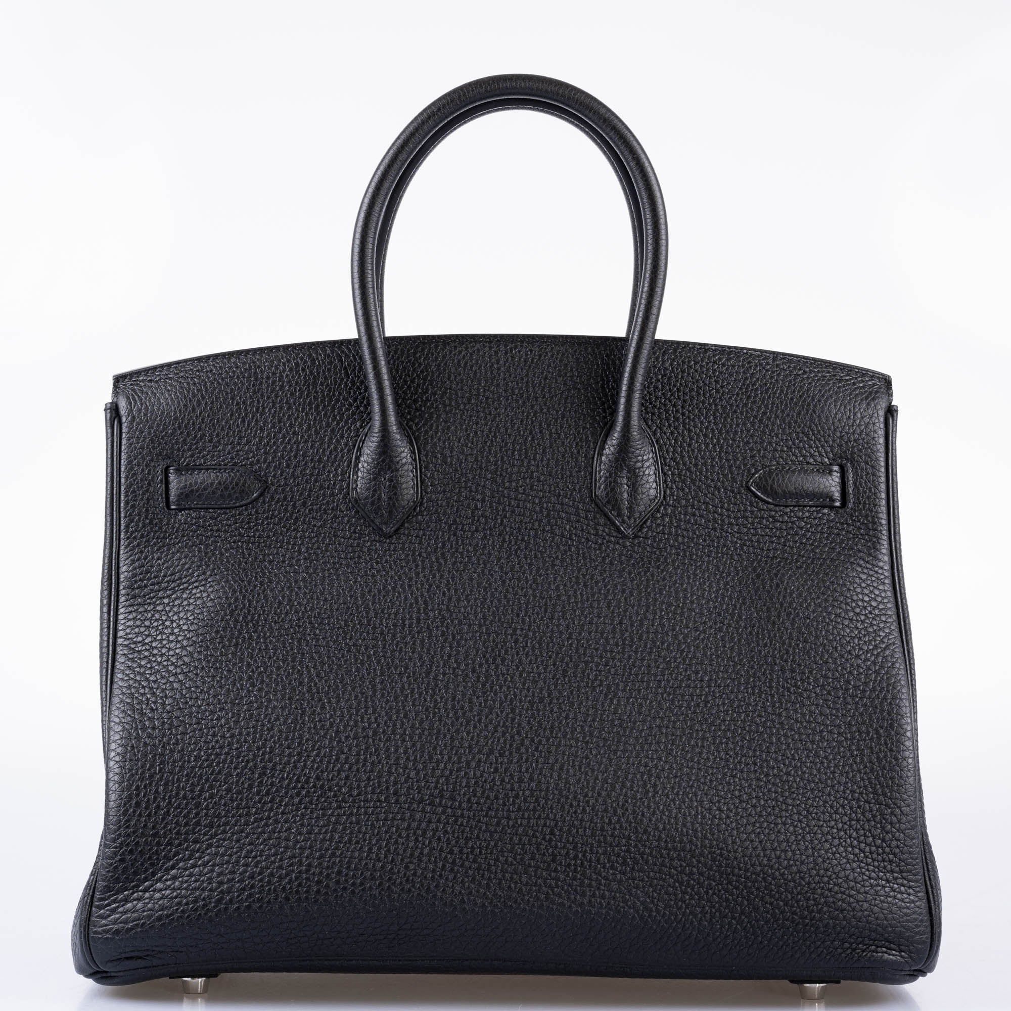 Hermes Birkin 35 Black Togo leather Palladium Hardware - 2010, N Square - Exclusu