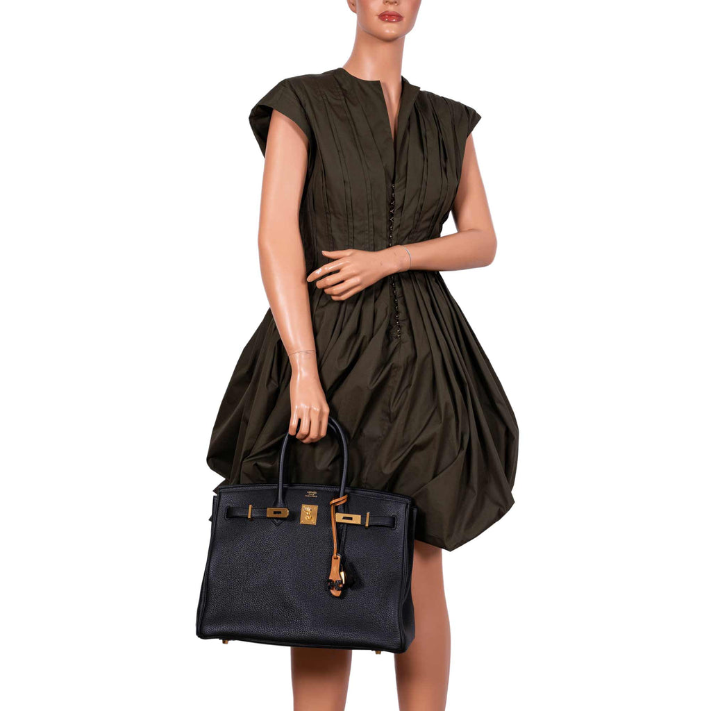 Hermes Birkin 35 Black Togo with Gold Hardware - 2017, A - Exclusu