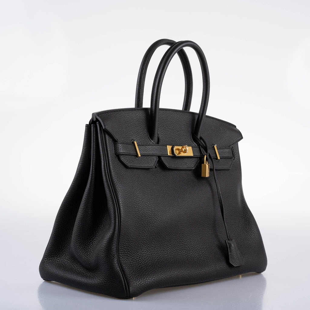 Hermes Birkin 35 Black Togo with Gold Hardware - 2017, A - Exclusu