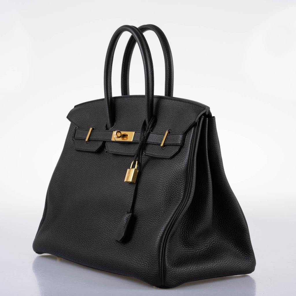 Hermes Birkin 35 Black Togo with Gold Hardware - 2017, A - Exclusu