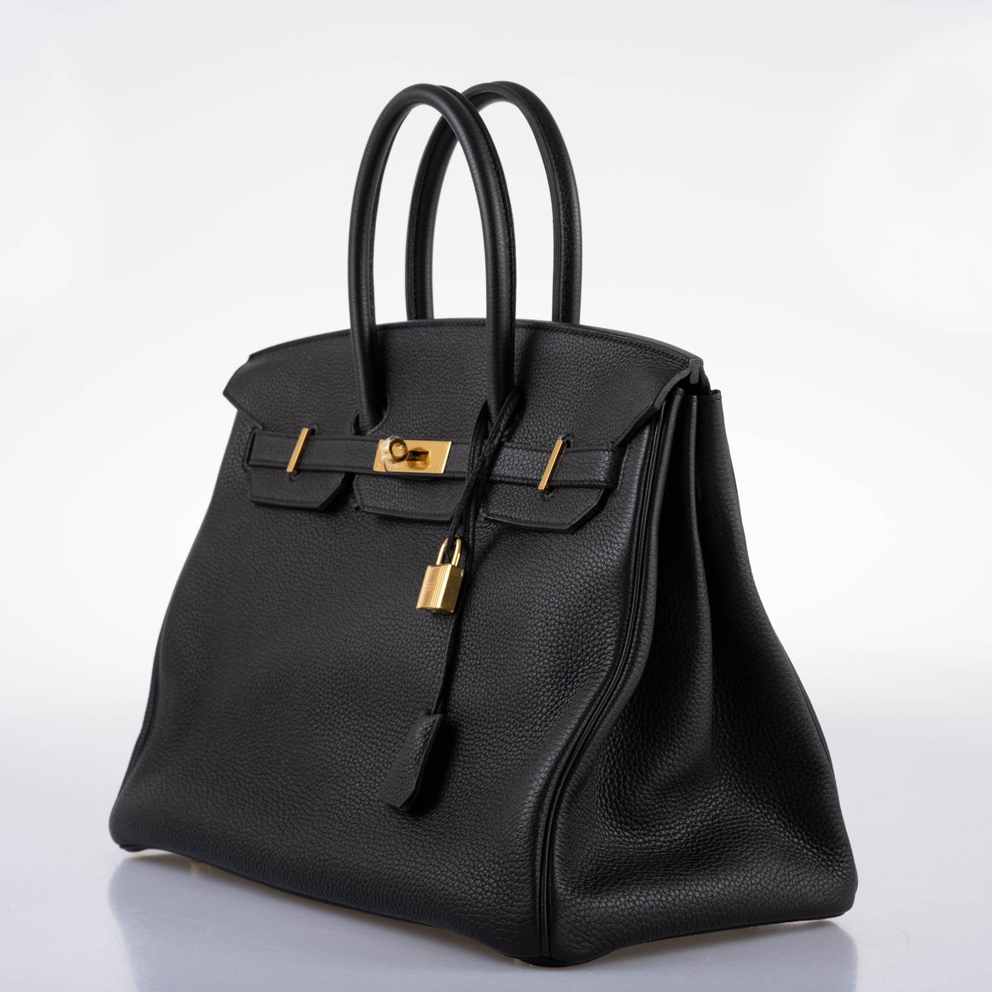 Hermes Birkin 35 Black Togo with Gold Hardware - 2017, A - Exclusu
