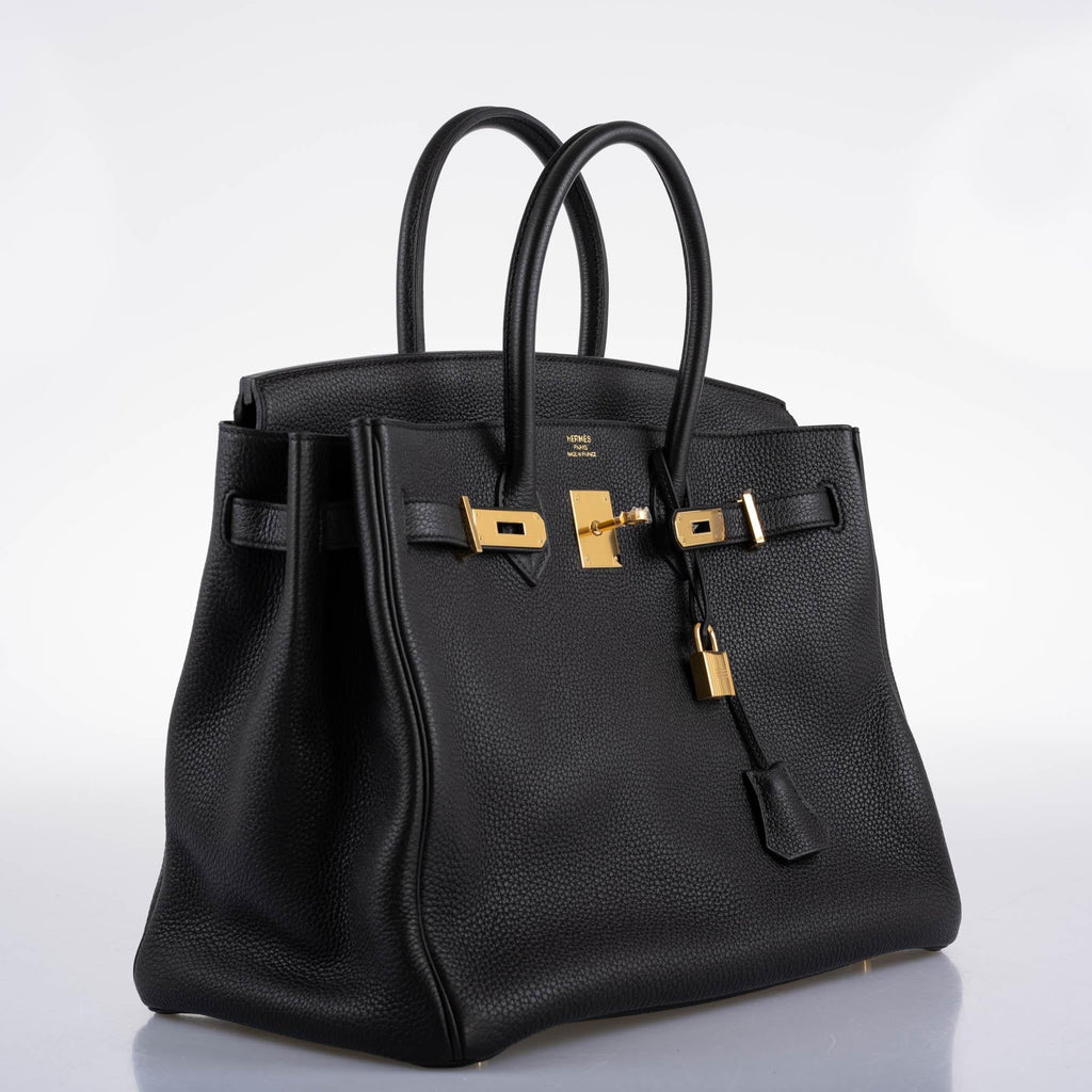 Hermes Birkin 35 Black Togo with Gold Hardware - 2017, A - Exclusu