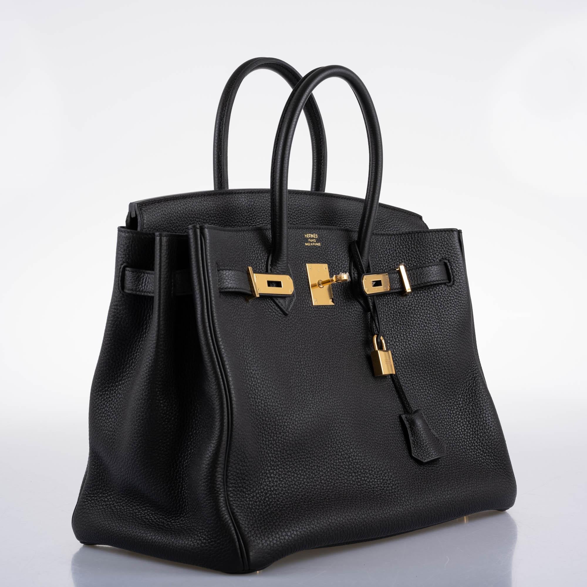 Hermes Birkin 35 Black Togo with Gold Hardware - 2017, A - Exclusu