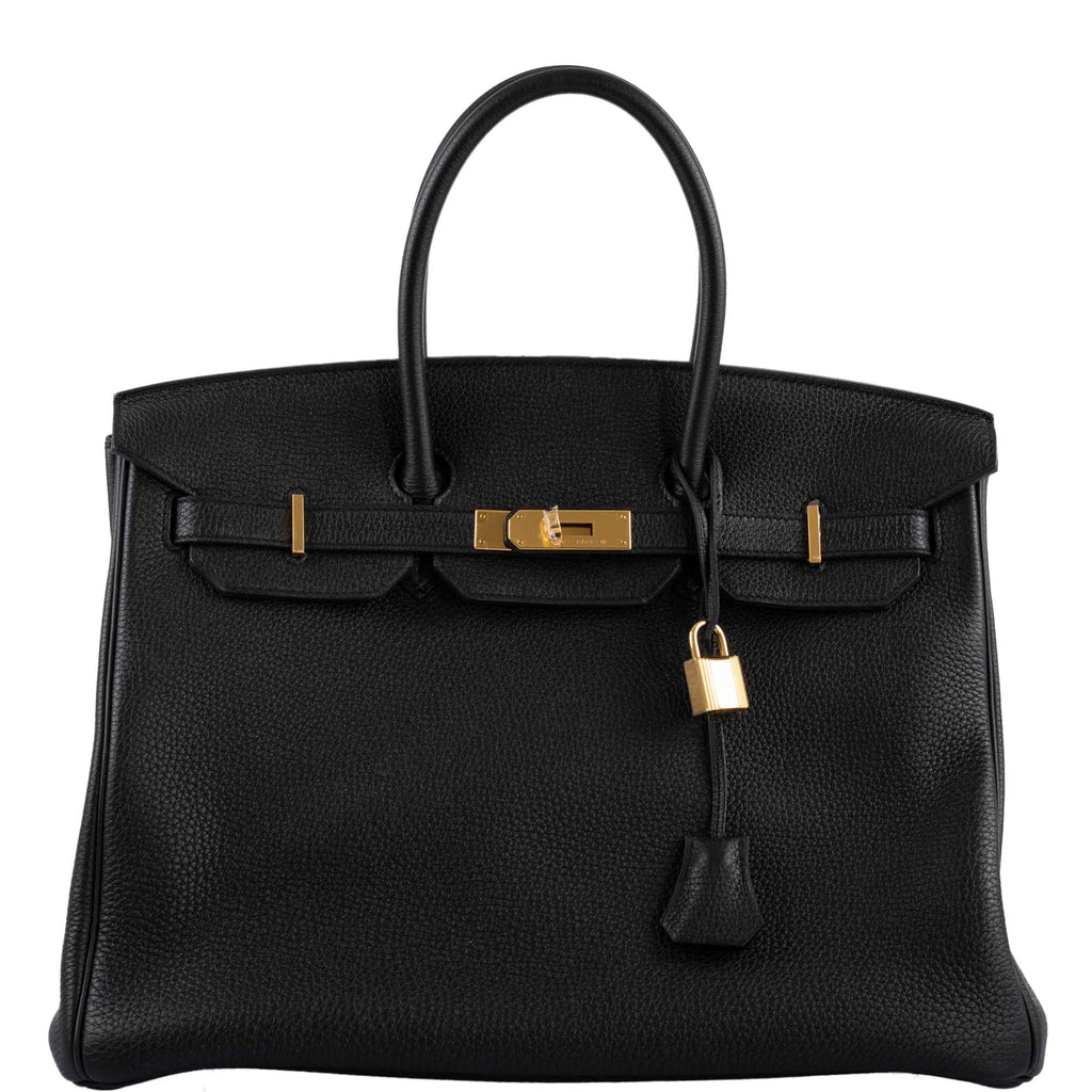Hermes Birkin 35 Black Togo with Gold Hardware - 2017, A - Exclusu