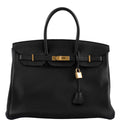 Hermes Birkin 35 Black Togo with Gold Hardware - 2017, A - Exclusu