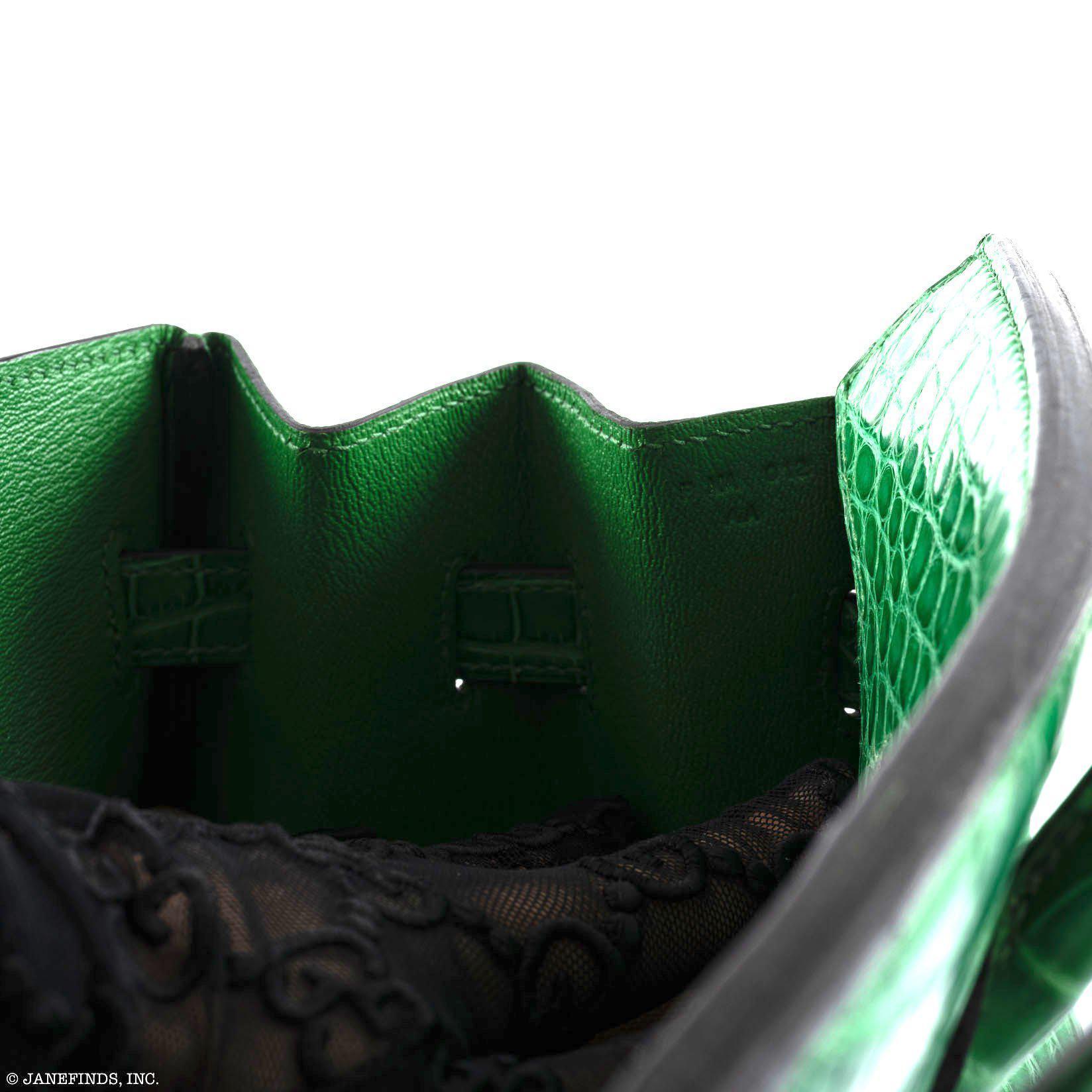 Hermes Birkin 35 Cactus Matte Alligator Gold Hardware - 2014, R - Exclusu