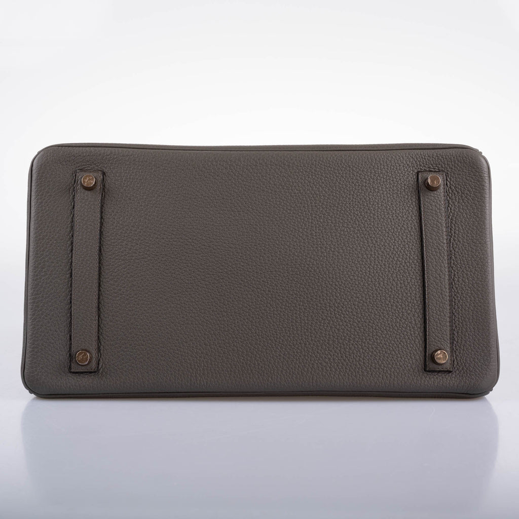 Hermes Birkin 35 Etain Togo with Rose Gold Hardware - 2021, Z - Exclusu