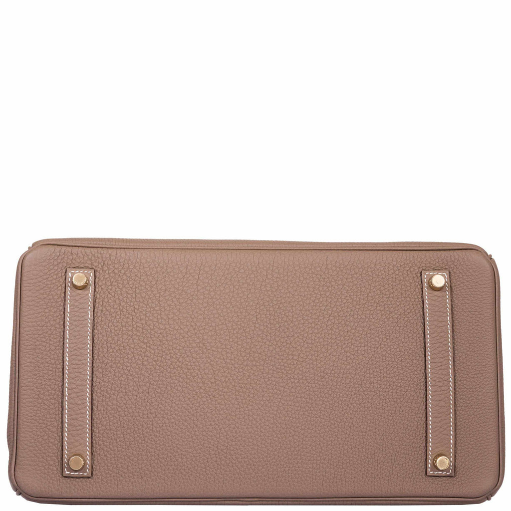 Hermes Birkin 35 Etoupe Togo Gold Hardware - 2019, D - Exclusu