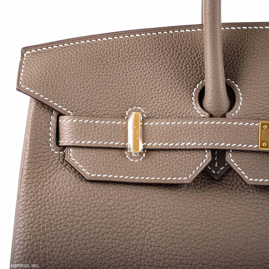 Hermes Birkin 35 Etoupe Togo Gold Hardware - 2019, D - Exclusu