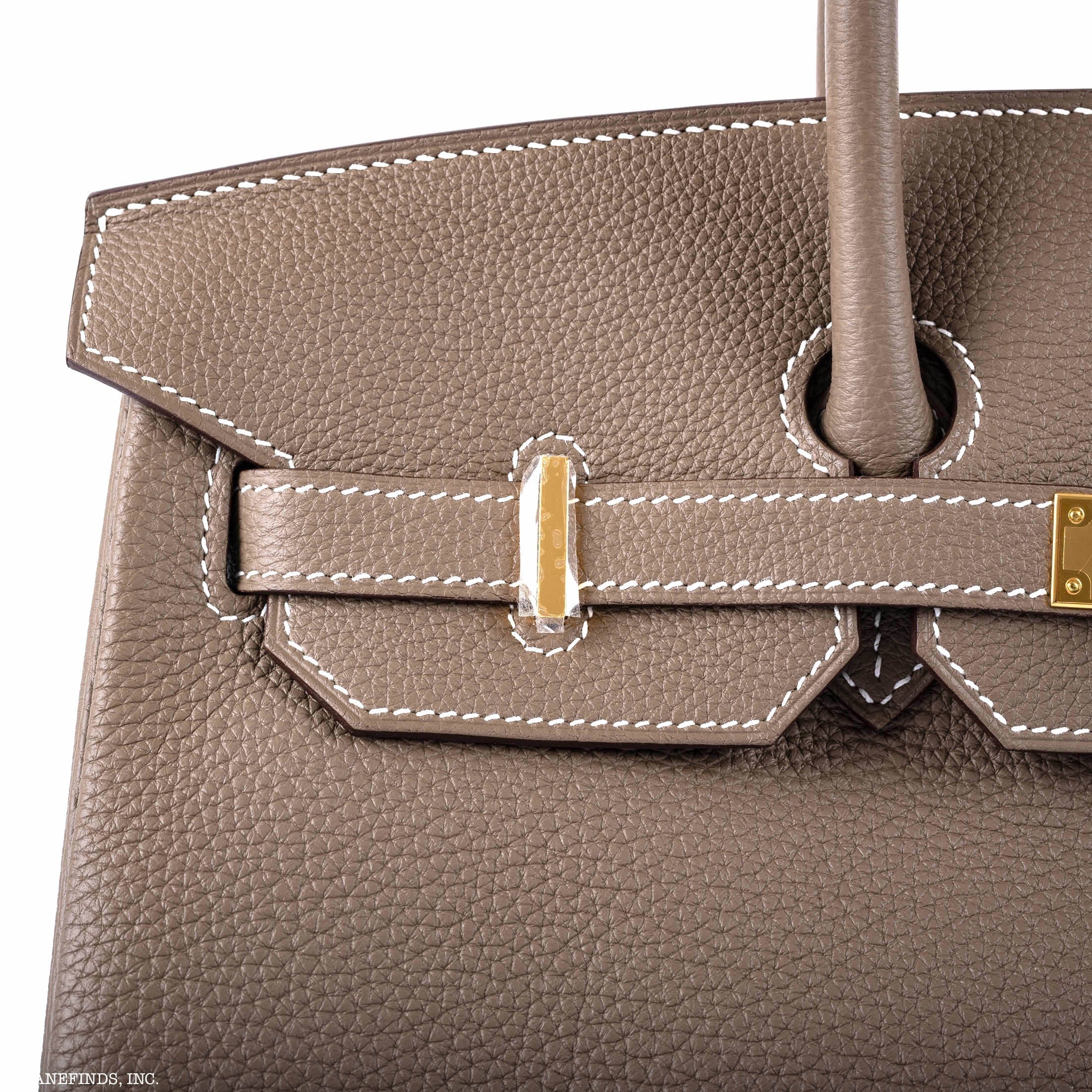 Hermes Birkin 35 Etoupe Togo Gold Hardware - 2019, D - Exclusu