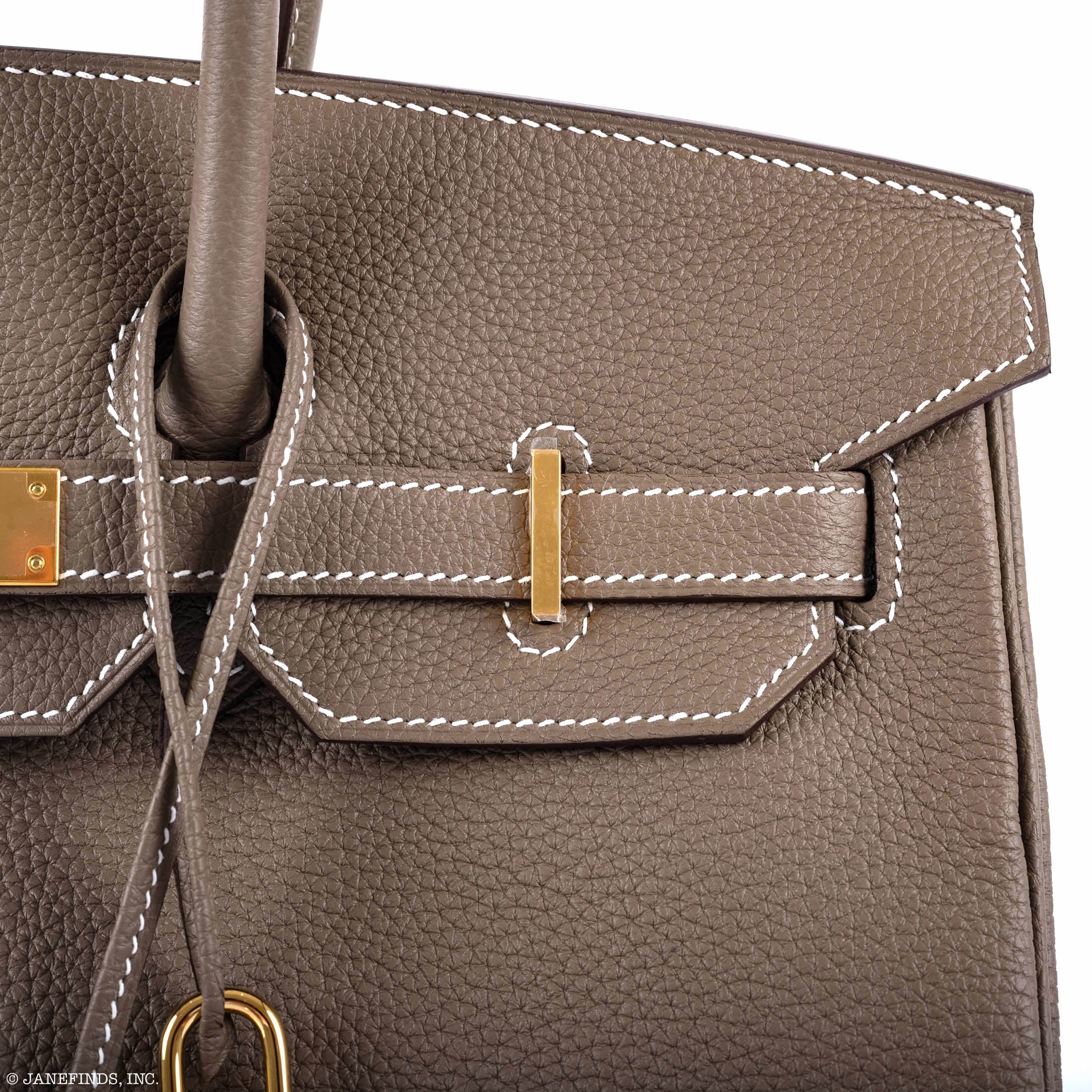 Hermes Birkin 35 Etoupe Togo Gold Hardware - 2019, D - Exclusu