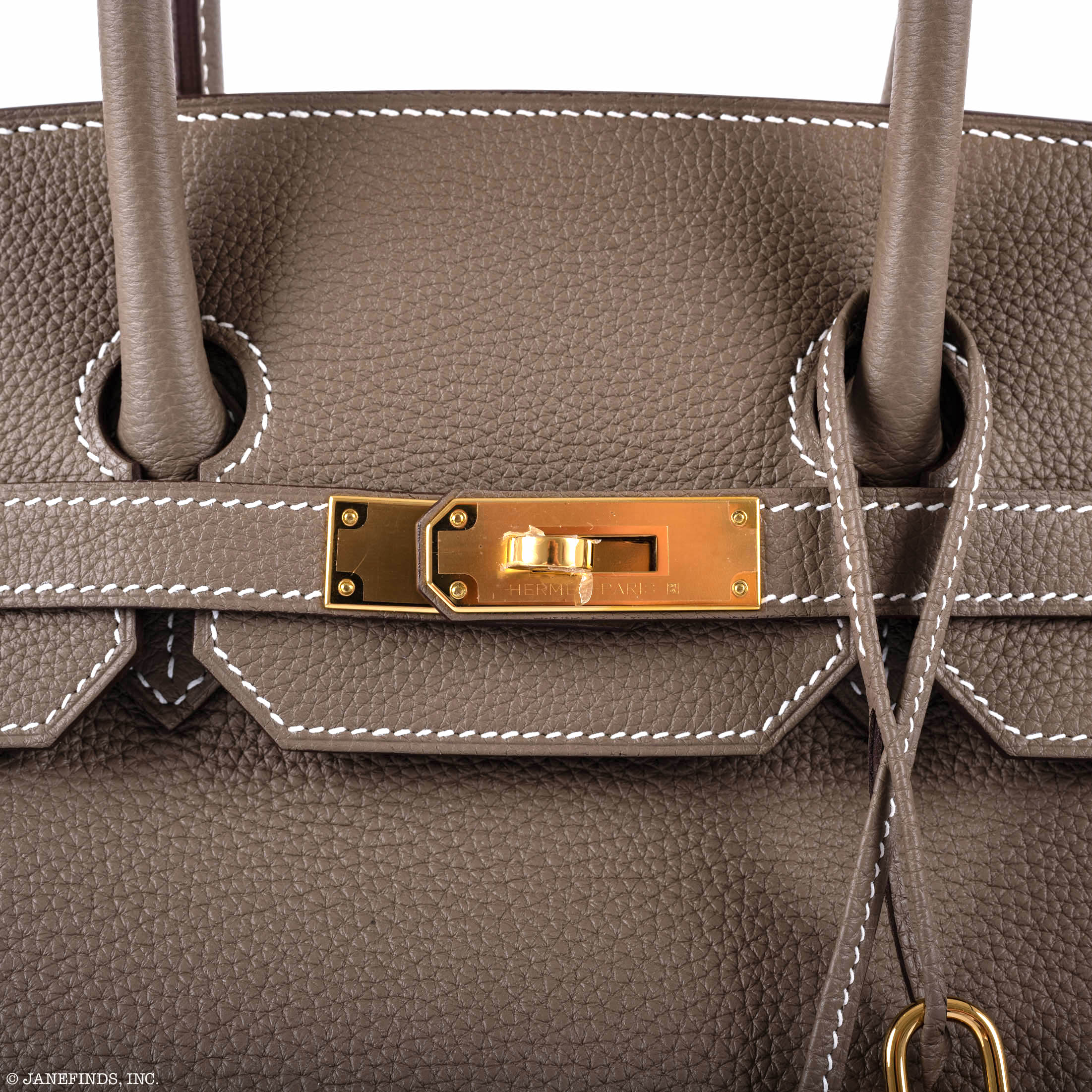 Hermes Birkin 35 Etoupe Togo Gold Hardware - 2019, D - Exclusu