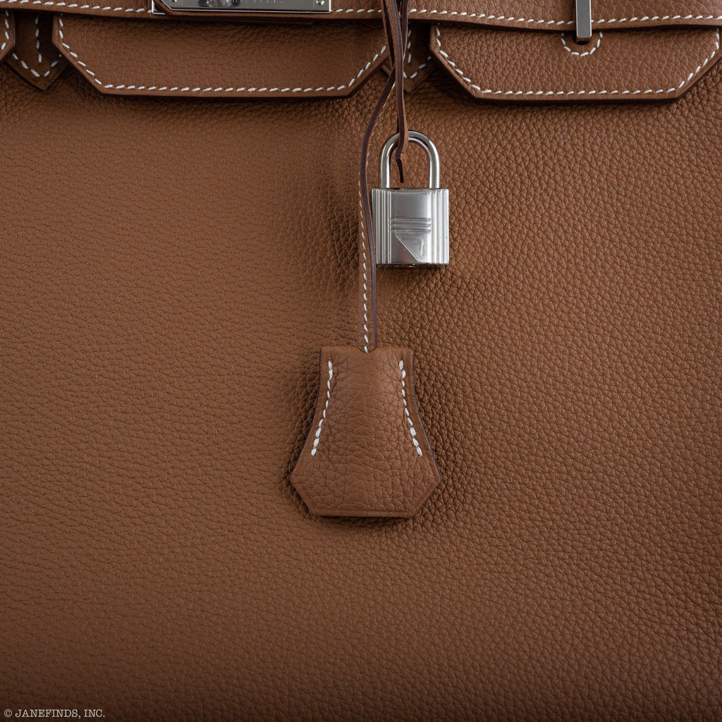 Hermes Birkin 35 Gold Togo with Palladium Hardware - 2020, Y - Exclusu