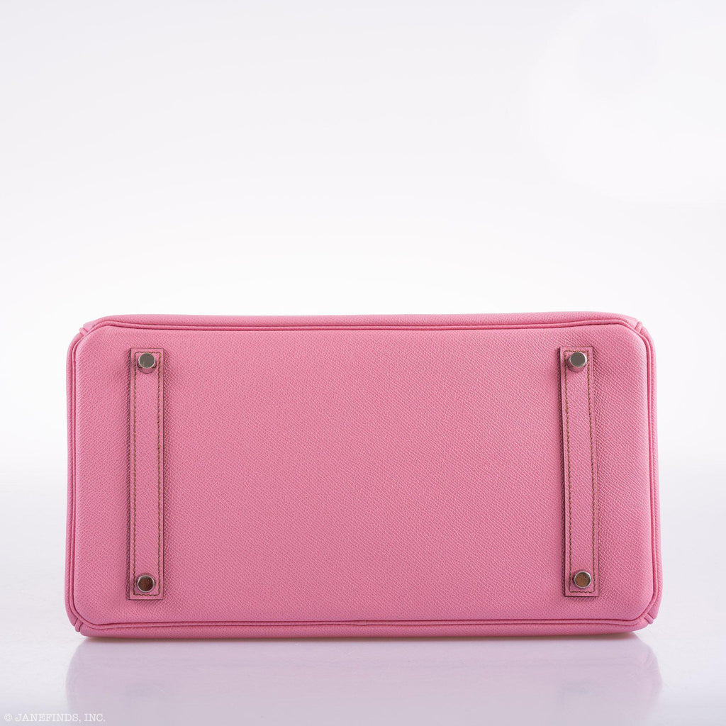 Hermes Birkin 35 HSS 5P Bubblegum Epsom with Palladium Hardware - 2012, P Square - Exclusu