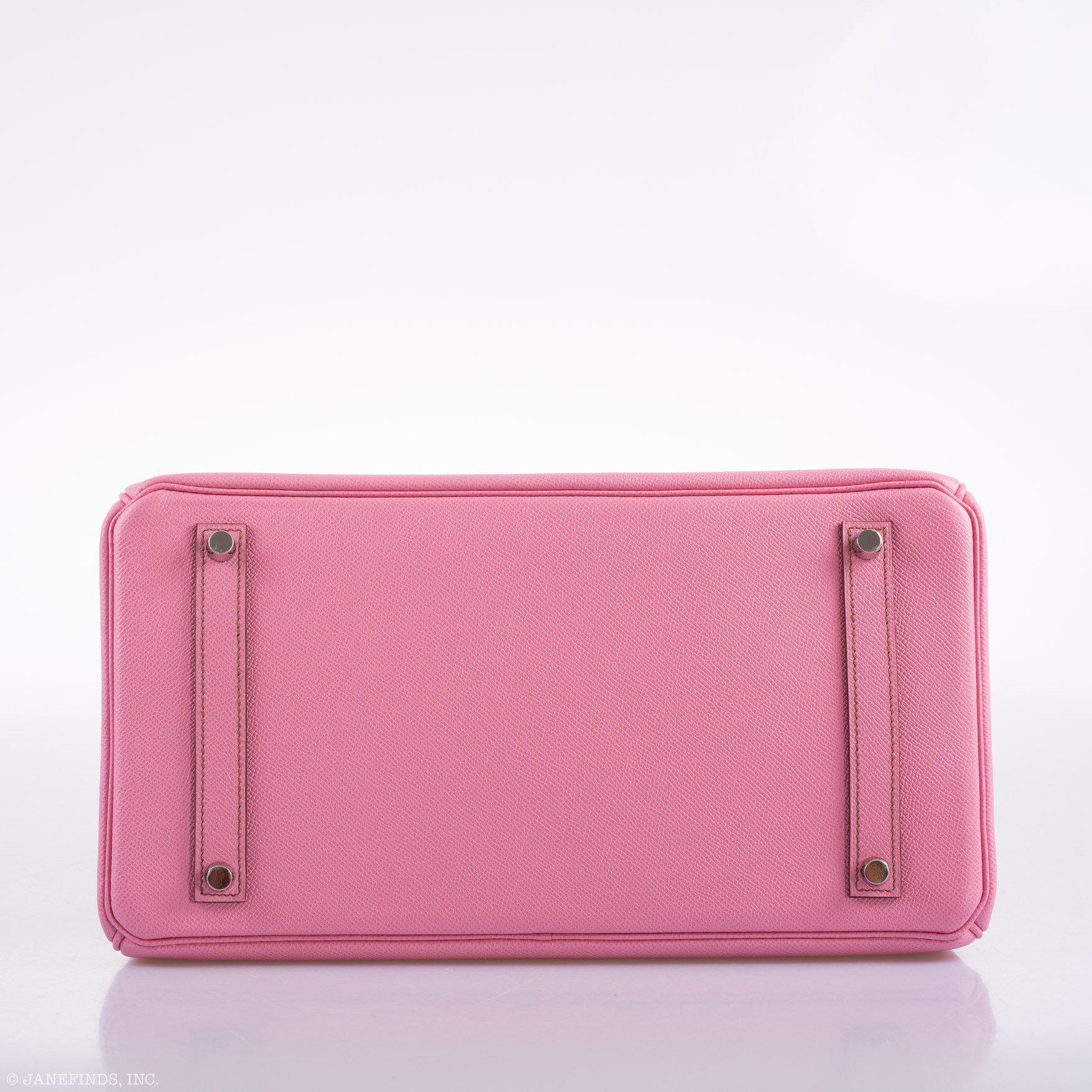 Hermes Birkin 35 HSS 5P Bubblegum Epsom with Palladium Hardware - 2012, P Square - Exclusu