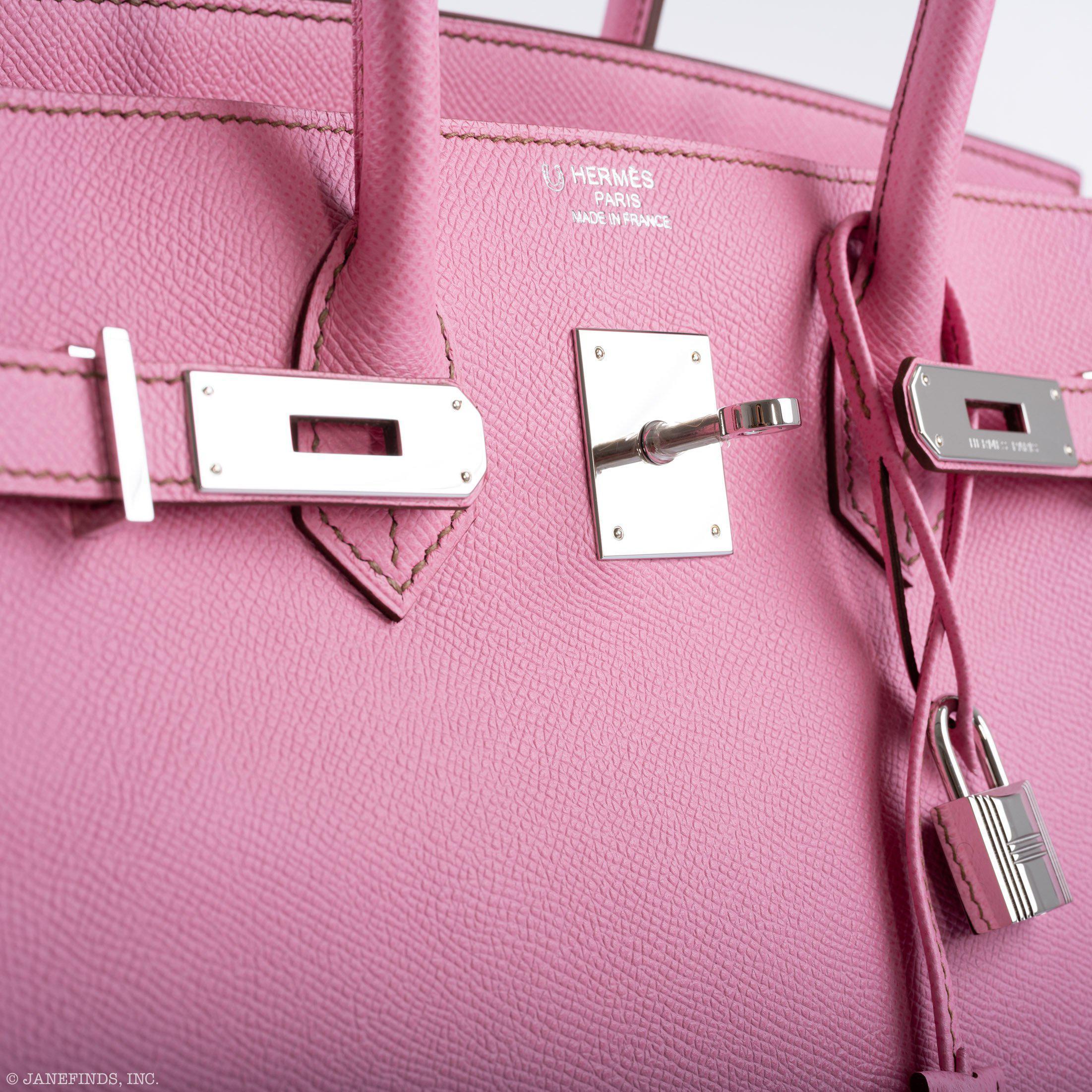 Hermes Birkin 35 HSS 5P Bubblegum Epsom with Palladium Hardware - 2012, P Square - Exclusu
